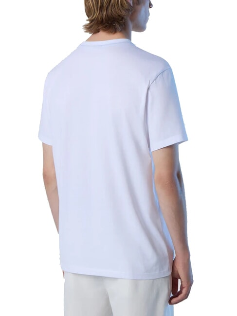 NEWPORT T-shirt in cotone logo arco white - T-shirt Uomo