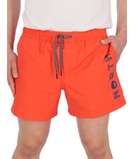 NORTH SAILS VOLLEY Costume boxer logo laterale bright orange - Costumi da bagno Uomo - 2
