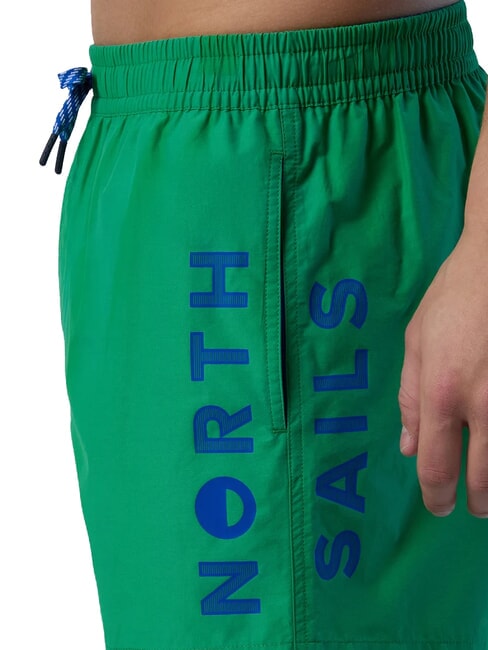 VOLLEY Costume boxer logo laterale green bee - Costumi da bagno Uomo