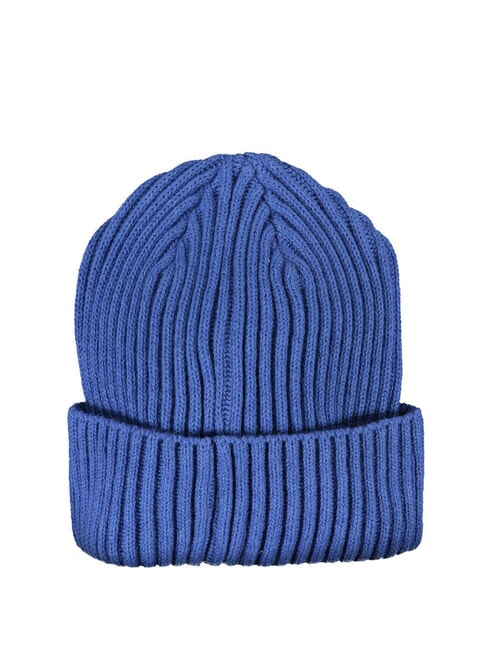 BASIC Cappello a coste con risvolto ocean blue - Cappelli