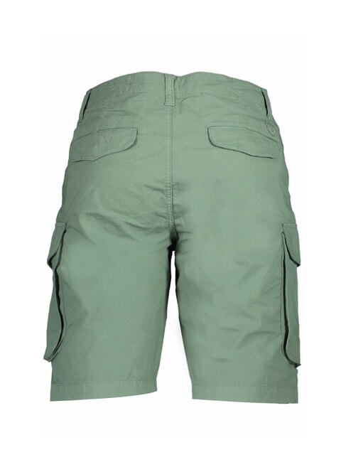 AMERICA Pantaloni corti cargo in cotone stretch military green - Pantaloni Uomo