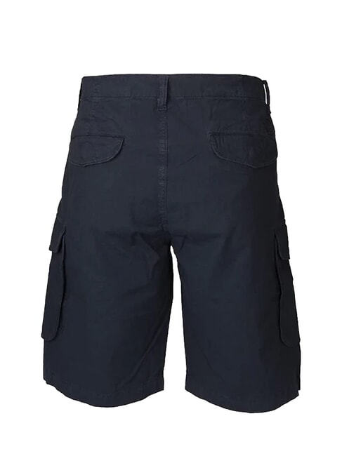 AMERICA Pantaloni corti cargo in cotone stretch navy blue - Pantaloni Uomo