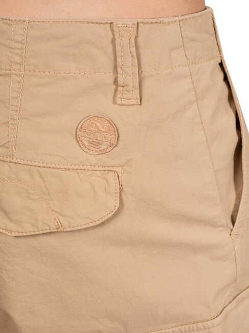 AMERICA Pantaloni corti cargo in cotone stretch honey - Pantaloni Uomo