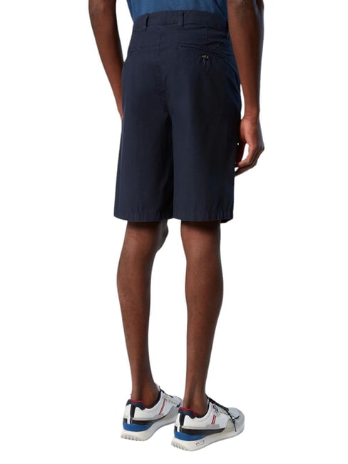 FREEDOM Pantaloni corti chino in cotone stretch navy blue - Pantaloni Uomo