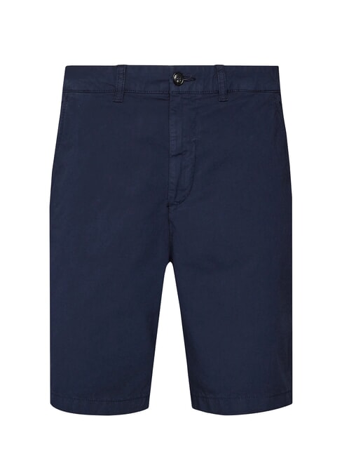 FREEDOM Pantaloni corti chino in cotone stretch navy blue - Pantaloni Uomo