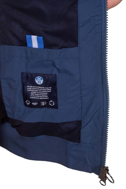 SAILOR Giacca leggera con zip dark denim - Giacche Uomo