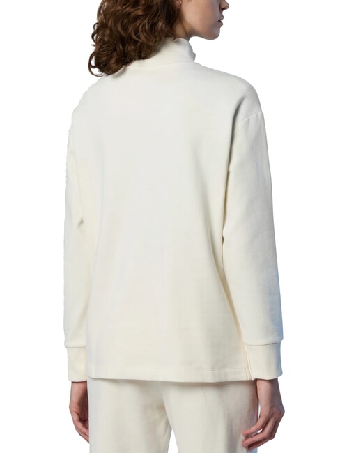 BASIC Felpa dolcevita in cotone marshmallow - Felpe Donna