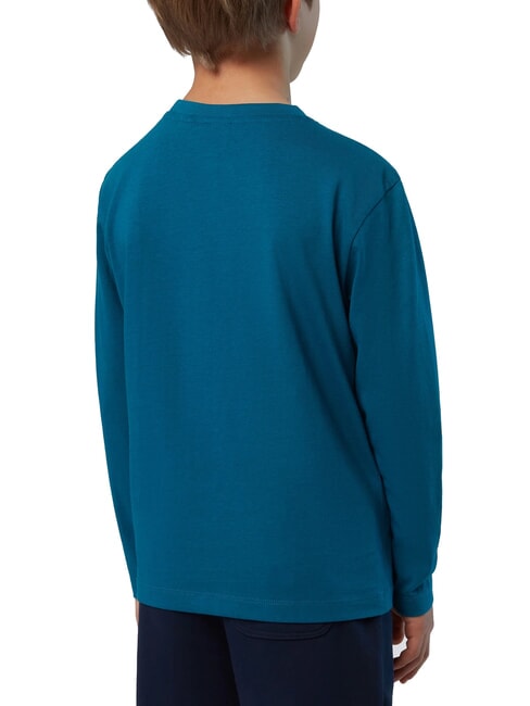 GRAPHIC KIDS Maglia manica lunga in cotone water green - T-shirt Bambino