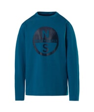 NORTH SAILS GRAPHIC KIDS Maglia manica lunga in cotone water green - T-shirt Bambino - 4