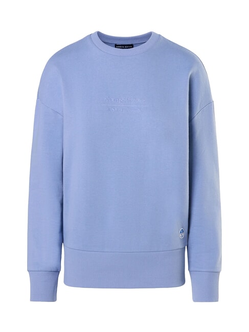 BASIC Felpa girocollo in cotone pinnacle - Felpe Donna