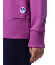 NORTH SAILS BASIC Felpa girocollo in cotone mauve - Felpe Donna - 3