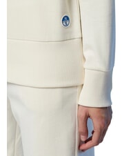 NORTH SAILS BASIC Felpa girocollo in cotone marshmallow - Felpe Donna - 3