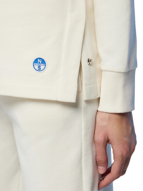 BASIC Felpa dolcevita in cotone marshmallow - Felpe Donna