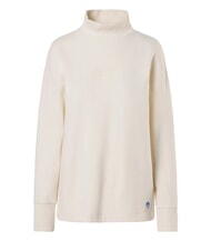 NORTH SAILS BASIC Felpa dolcevita in cotone marshmallow - Felpe Donna - 4