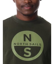 NORTH SAILS GRAPHIC Felpa girocollo in cotone forest green - Felpe Uomo - 3