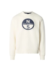 NORTH SAILS GRAPHIC Felpa girocollo in cotone marshmallow - Felpe Uomo - 3