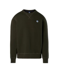 NORTH SAILS ROUND LOGO Felpa girocollo in cotone forest green - Felpe Uomo - 4