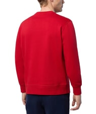 NORTH SAILS ROUND LOGO Felpa girocollo in cotone red lava - Felpe Uomo - 2