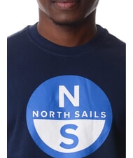 NORTH SAILS GRAPHIC Felpa girocollo in cotone navy blue - Felpe Uomo - 3