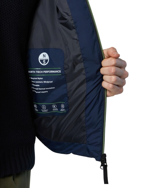 LASER PUFFER Giacca piumino media lunghezza navy blue - Piumini Uomo