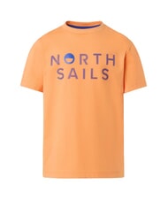 NORTH SAILS STRIPED KIDS T-shirt a maniche corte tangerine - T-shirt Bambino - 4