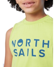 NORTH SAILS PRINTED KIDS Maglia giromanica in cotone acid lime - T-shirt Bambino - 3