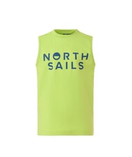 NORTH SAILS PRINTED KIDS Maglia giromanica in cotone acid lime - T-shirt Bambino - 4