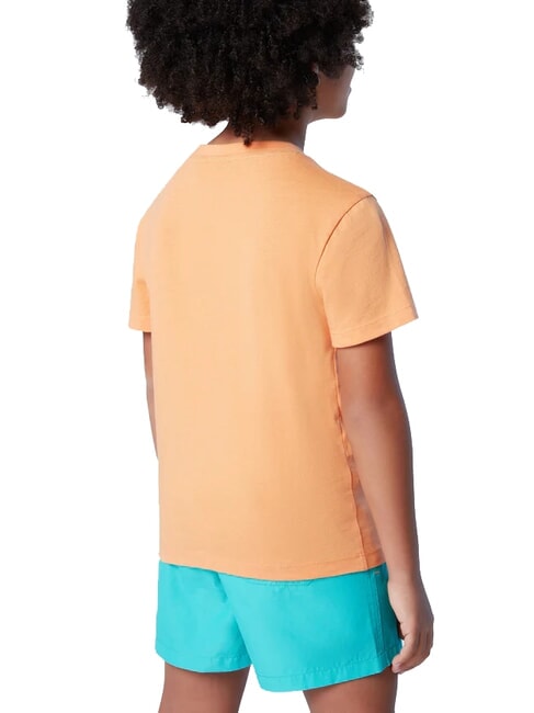 STRIPED KIDS T-shirt a maniche corte tangerine - T-shirt Bambino