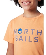 NORTH SAILS STRIPED KIDS T-shirt a maniche corte tangerine - T-shirt Bambino - 3