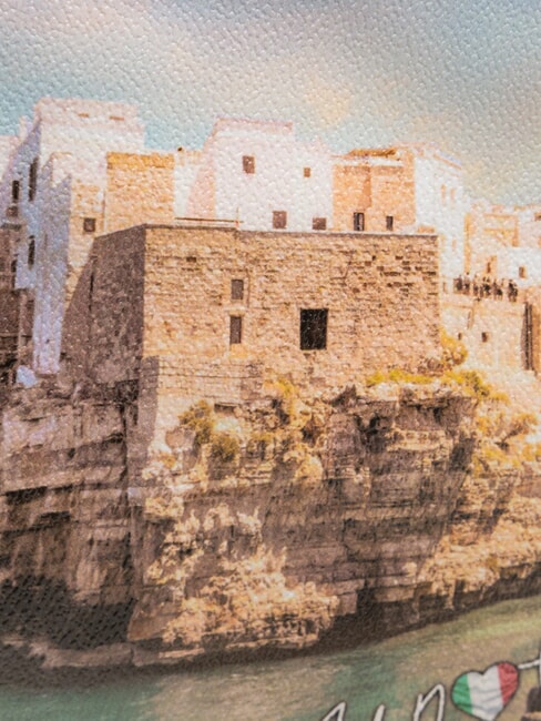 YESBAG Borsa a tracolla con stampa polignano - Borse Donna