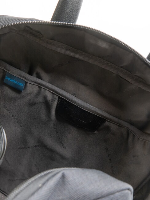 BRIEF ECOLOGICA  Zaino a doppio manico, porta CP 13" Nero - Zaini da lavoro porta PC