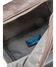 PIQUADRO BLACK SQUARE Borsello zaino monospalla pelle blu/testa di moro - Zaini da lavoro porta PC - 5