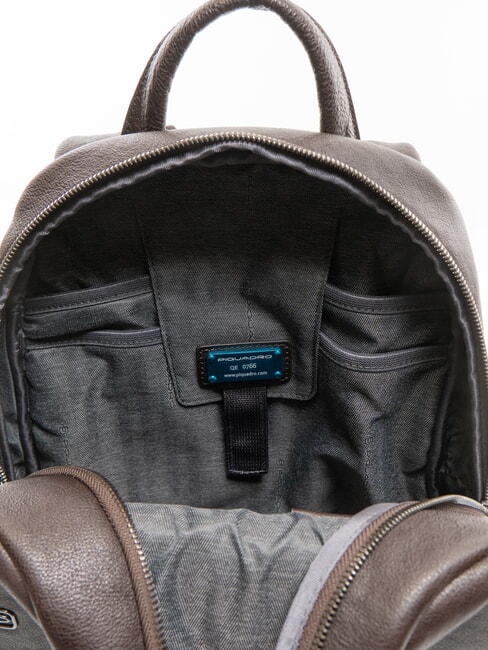 BLACK SQUARE  Zaino porta PC 13,3", in pelle MORO - Zaini da lavoro porta PC