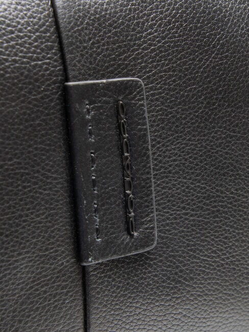 P15 PLUS Zaino in pelle porta pc 17" Nero - Zaini da lavoro porta PC