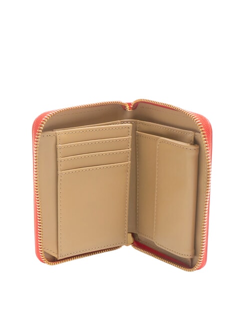 LOGO ITALICS Portafoglio zip around ROSSO - Portafogli Donna