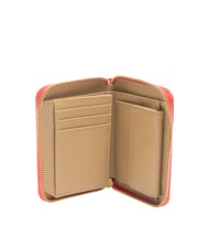 LOVE MOSCHINO LOGO ITALICS Portafoglio zip around ROSSO - Portafogli Donna - 3