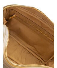 LOVE MOSCHINO QUILTED Borsa a spalla manici catena avorio - Borse Donna - 5