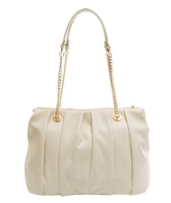 LOVE MOSCHINO ZIPPER Borsa a spalla avorio - Borse Donna - 4