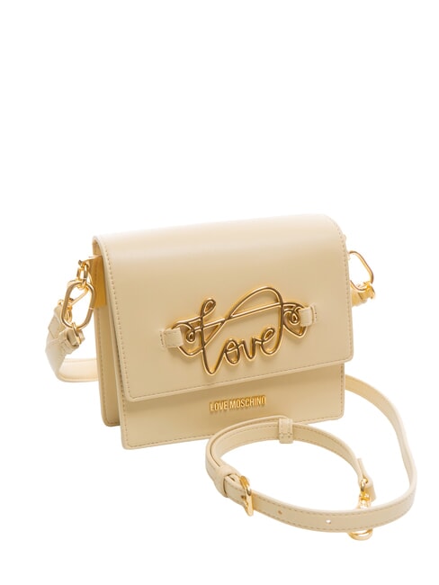 CURSIVE LOGO Borsa a spalla con tracolla beige - Borse Donna