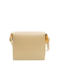 LOVE MOSCHINO CURSIVE LOGO Borsa a spalla con tracolla beige - Borse Donna - 4