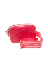 LOVE MOSCHINO MADE WITH LOVE Mini Bag a tracolla fuxia - Borse Donna - 2