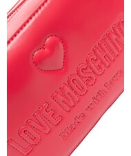 LOVE MOSCHINO MADE WITH LOVE Mini Bag a tracolla fuxia - Borse Donna - 3