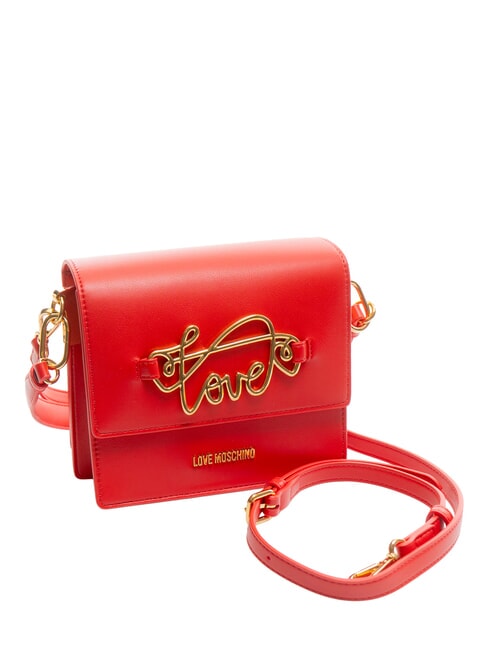 CURSIVE LOGO Borsa a spalla con tracolla ROSSO - Borse Donna