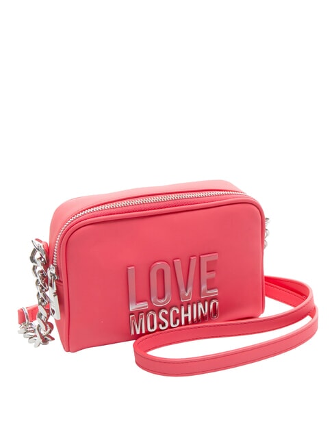 BIG LETTERING Mini Bag a tracolla fuxia - Borse Donna