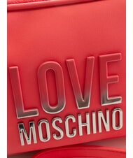 LOVE MOSCHINO BIG LETTERING Mini Bag a tracolla fuxia - Borse Donna - 3