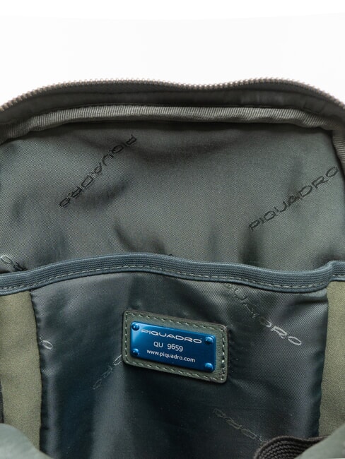 RHINO Zaino monospalla in pelle VERDE - Zaini da lavoro porta PC