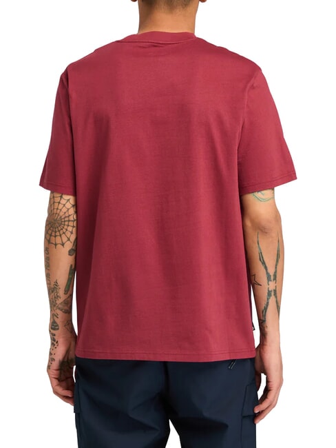 EMBROIDERY TONAL T-shirt in cotone cordovan - T-shirt Uomo