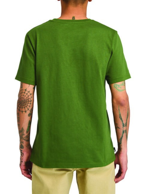 ESTABILISHED 1973 T-shirt in cotone black/forestgreen - T-shirt Uomo