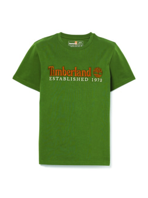 ESTABILISHED 1973 T-shirt in cotone black/forestgreen - T-shirt Uomo