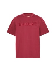 TIMBERLAND EMBROIDERY TONAL T-shirt in cotone cordovan - T-shirt Uomo - 4